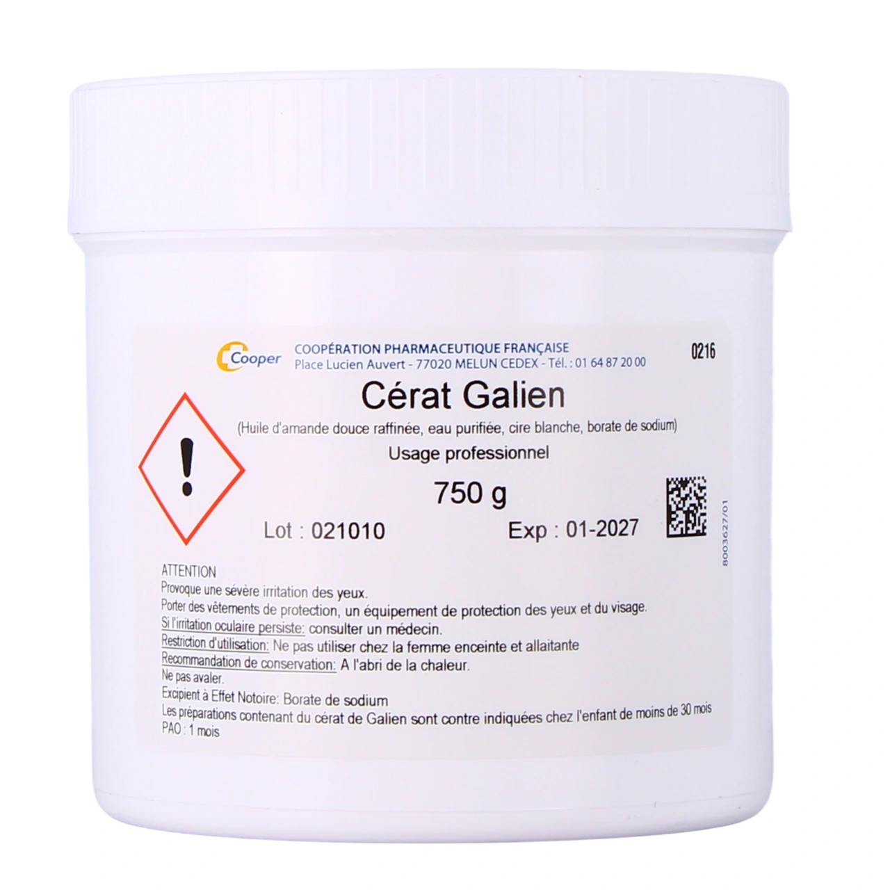 Cooper Cérat de Galien - Vue 3