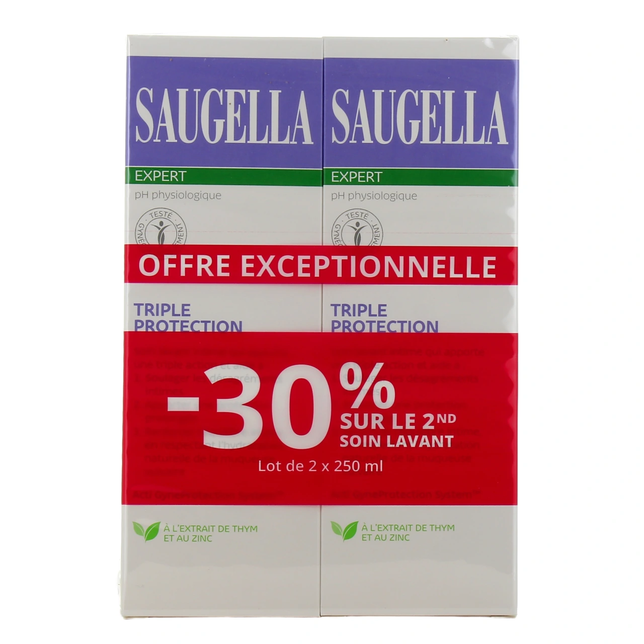 Saugella Expert Soin Lavant Intime Triple Protection - Vue 5
