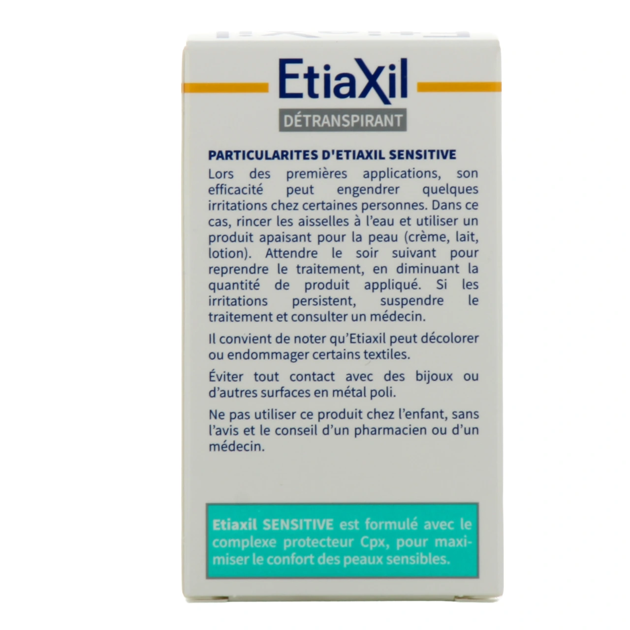 Etiaxil Sensitive Détranspirant Aisselles Roll-on - Vue 3