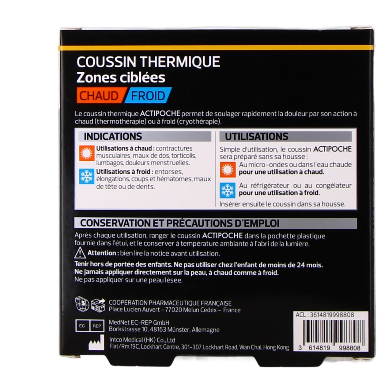 Actipoche Coussin Thermique Zones Ciblées - Vue 3