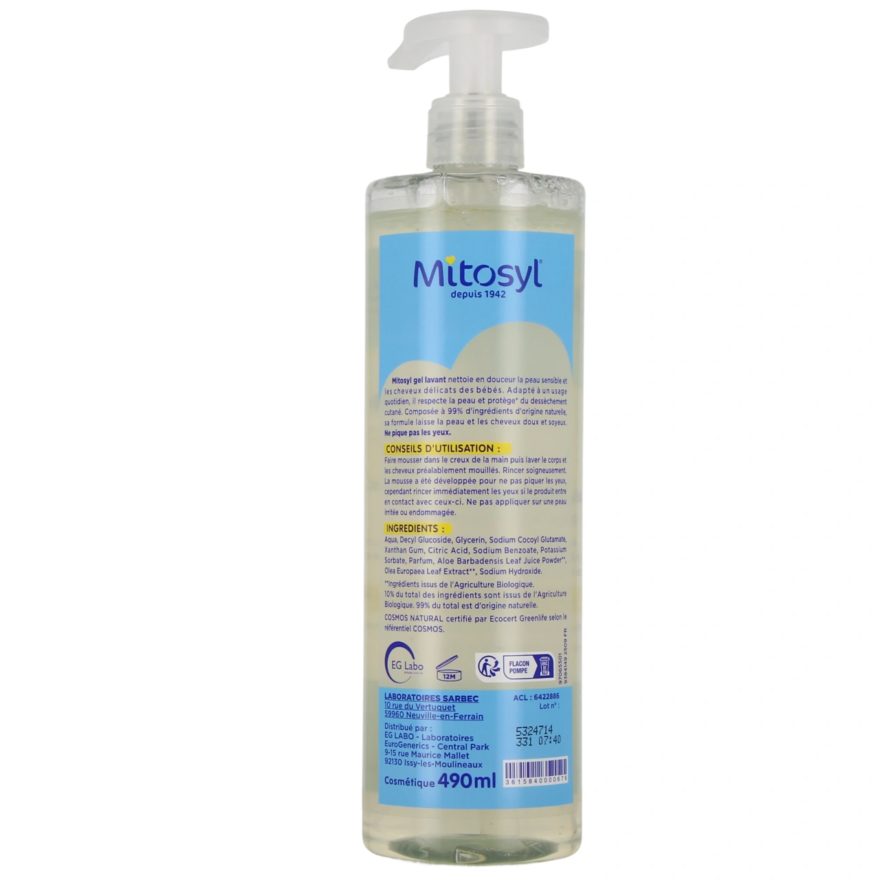 Mitosyl Gel Lavant - Vue 3