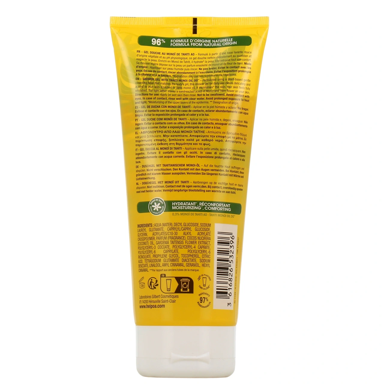 Hei Poa Gel douche au Monoï de Tahiti - Vue 3