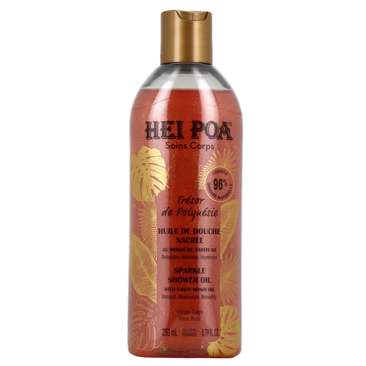 Hei Poa Huile de Douche Nacrée Trésor de Polynésie - Vue 2