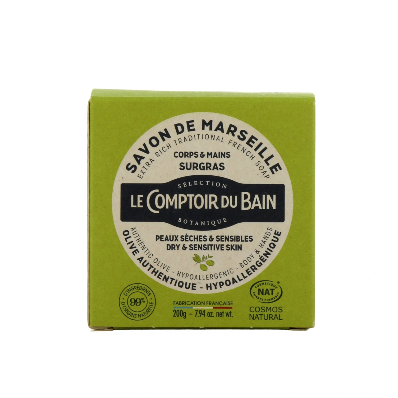 Le Comptoir du Bain Savon de Marseille Olive Authentique - Vue 2