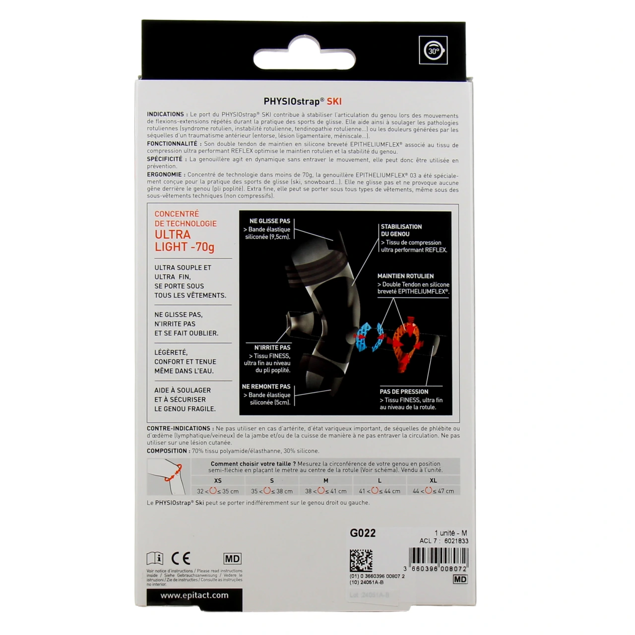 Epitact Physiostrap Ski - Vue 3