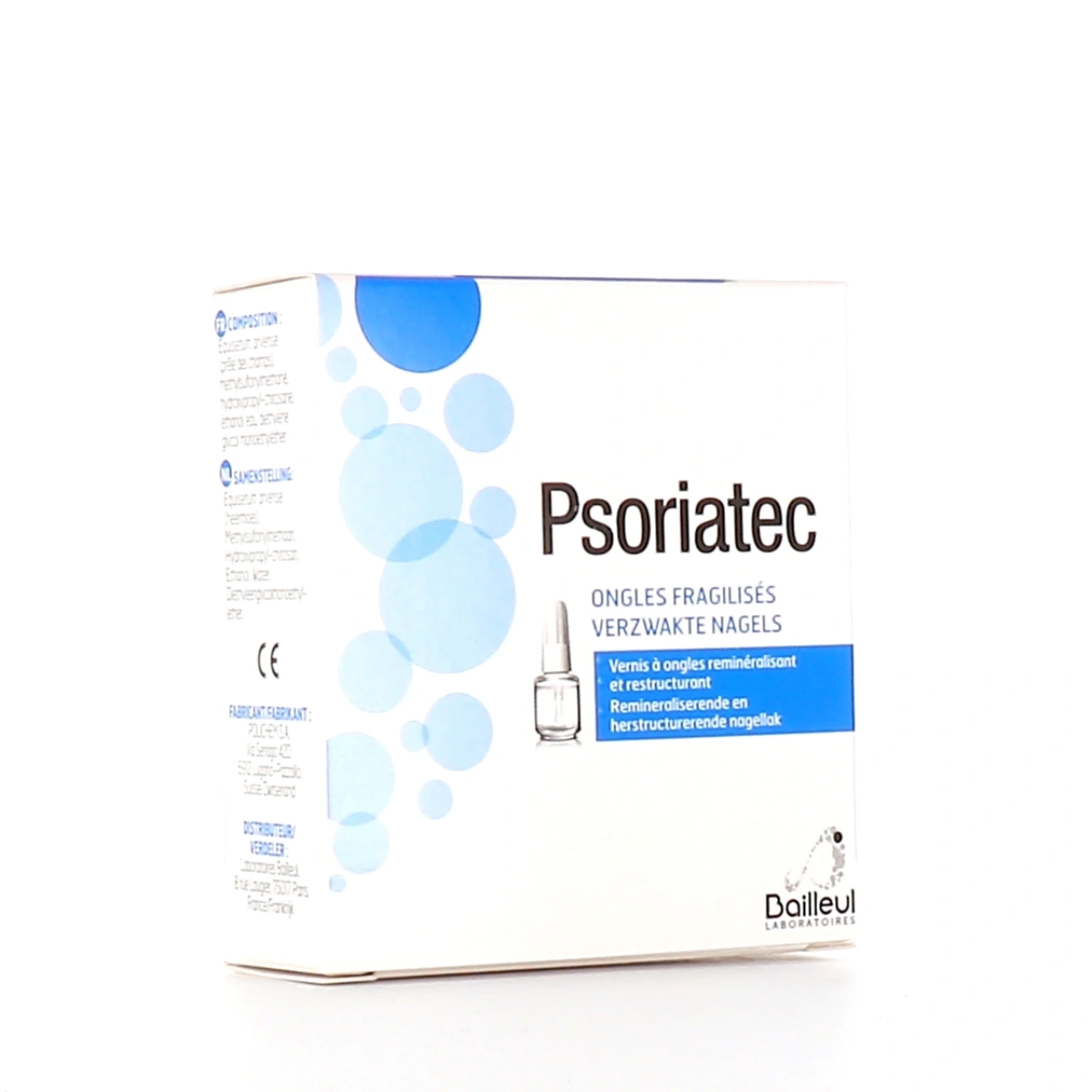 Psoriatec Ongles Fragilisés Vernis Reminéralisant - Bailleul