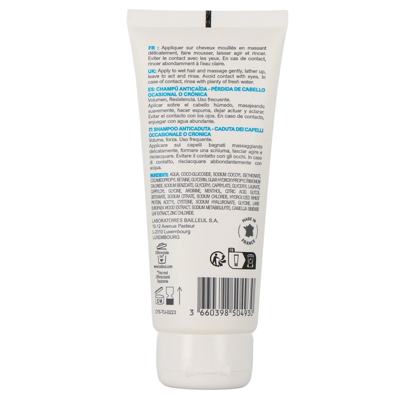 Cystiphane Shampoing Anti-Chute - Vue 3