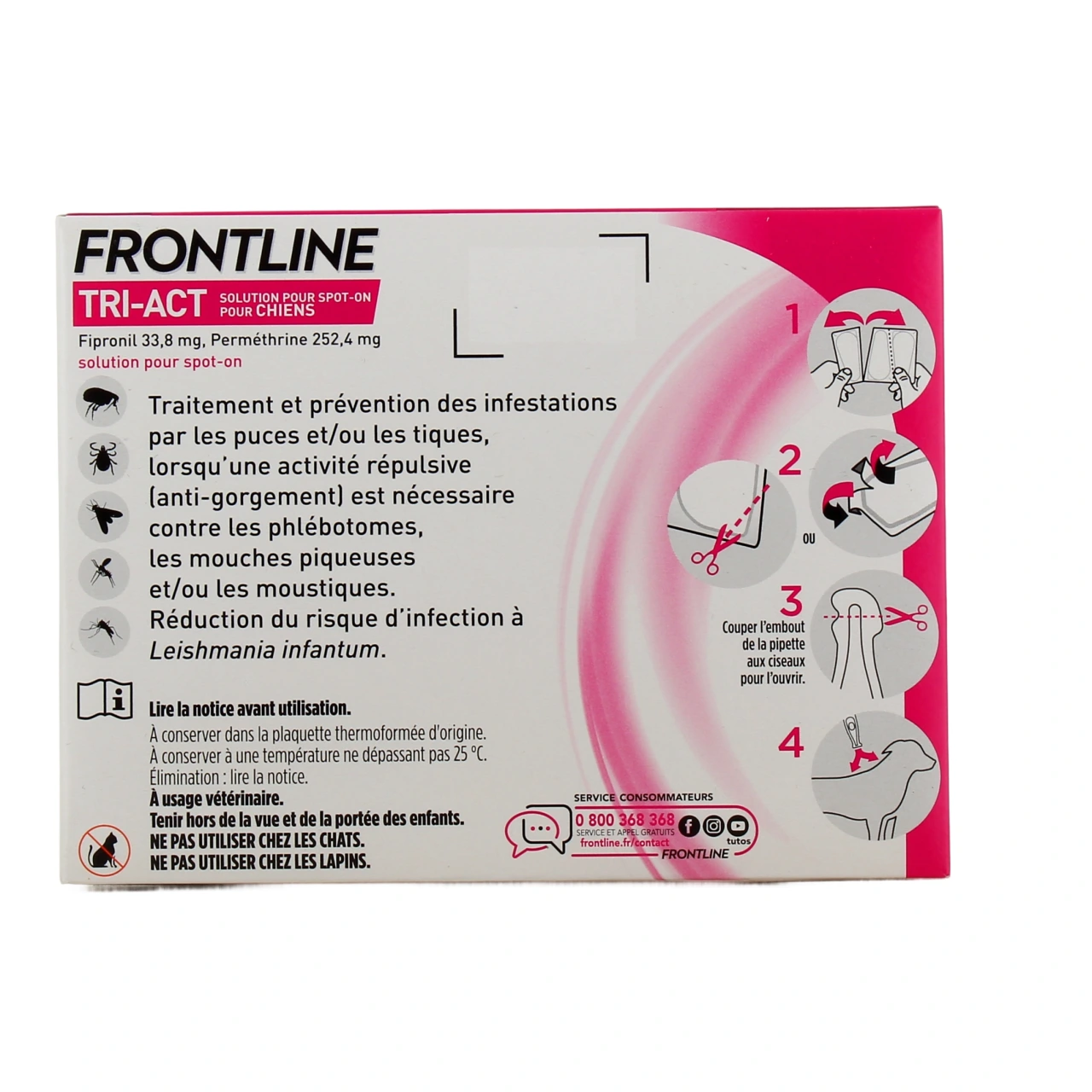 Frontline Tri-Act Chien Pipettes - Vue 6