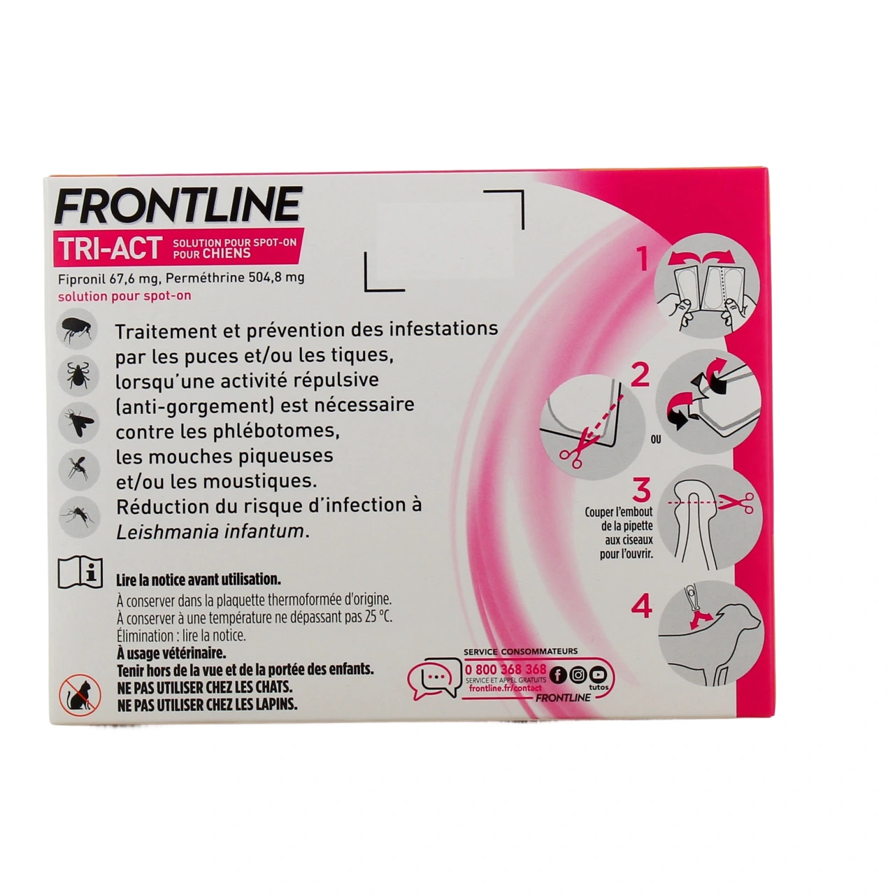 Frontline Tri-Act Chien Pipettes - Vue 12