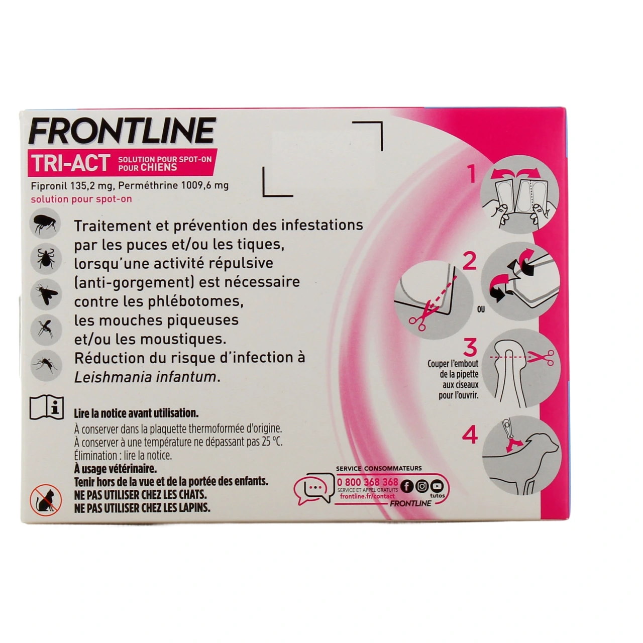 Frontline Tri-Act Chien Pipettes - Vue 18
