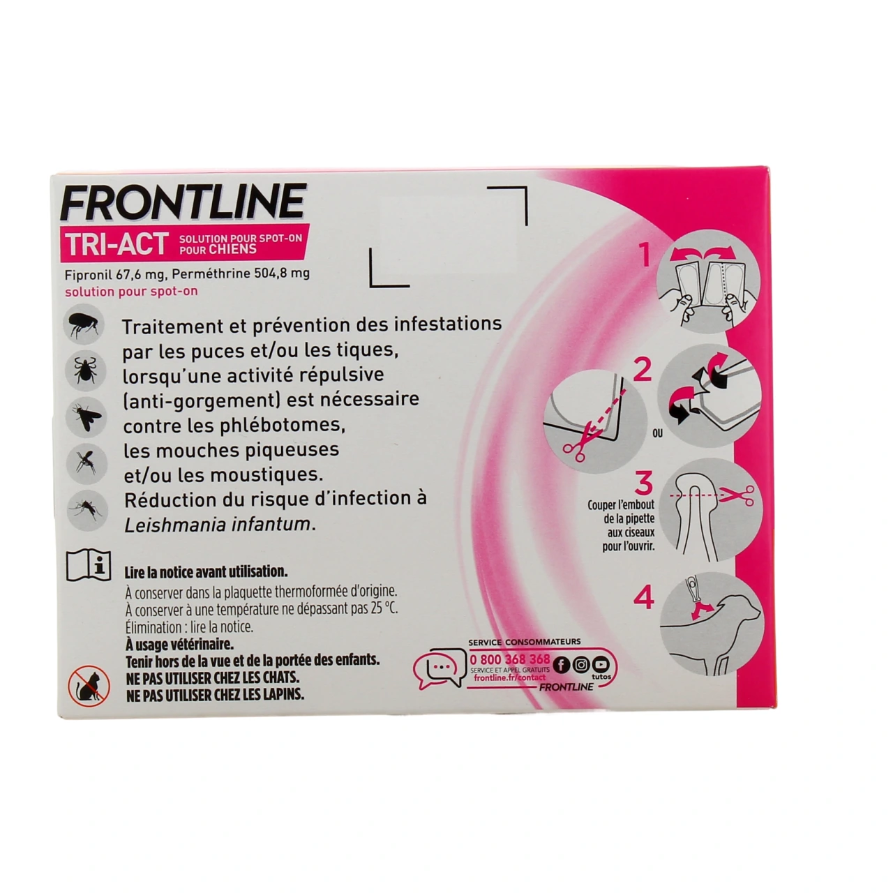 Frontline Tri-Act Chien Pipettes - Vue 9