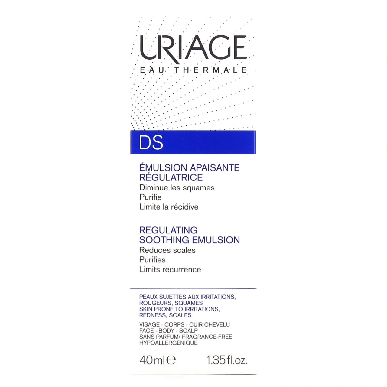 Uriage DS Émulsion Apaisante Régulatrice - Uriage