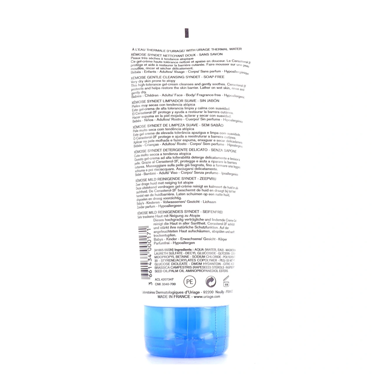 Uriage Xemose Syndet Nettoyant Doux - Vue 4