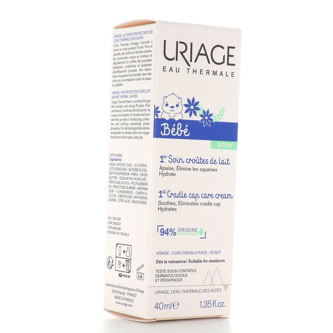 Uriage Bébé 1er Soin Croûtes de Lait - Uriage Bébé