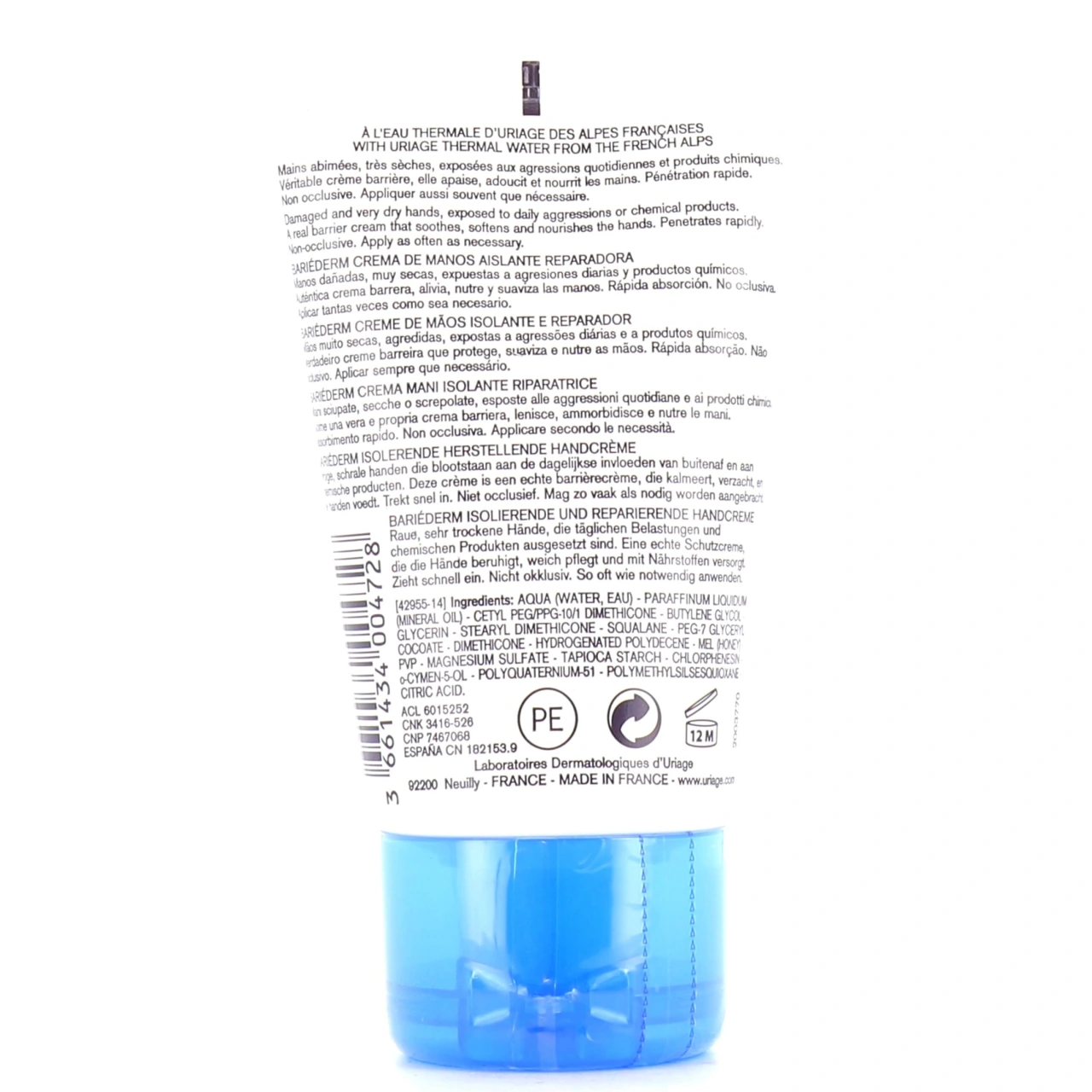 Uriage Bariéderm Crème Mains Isolante Réparatrice - Vue 2