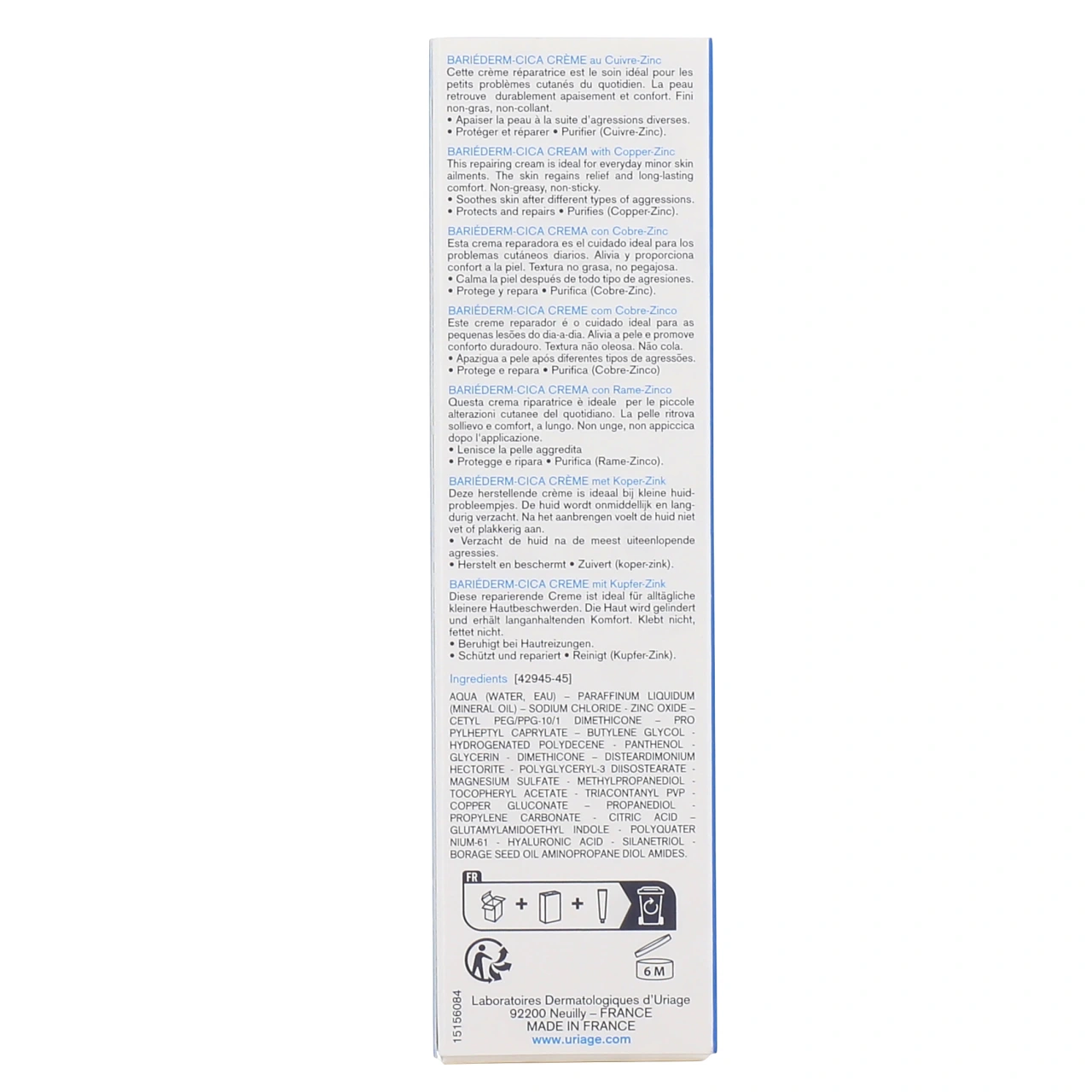 Uriage Bariéderm Cica Crème Réparatrice - Vue 6