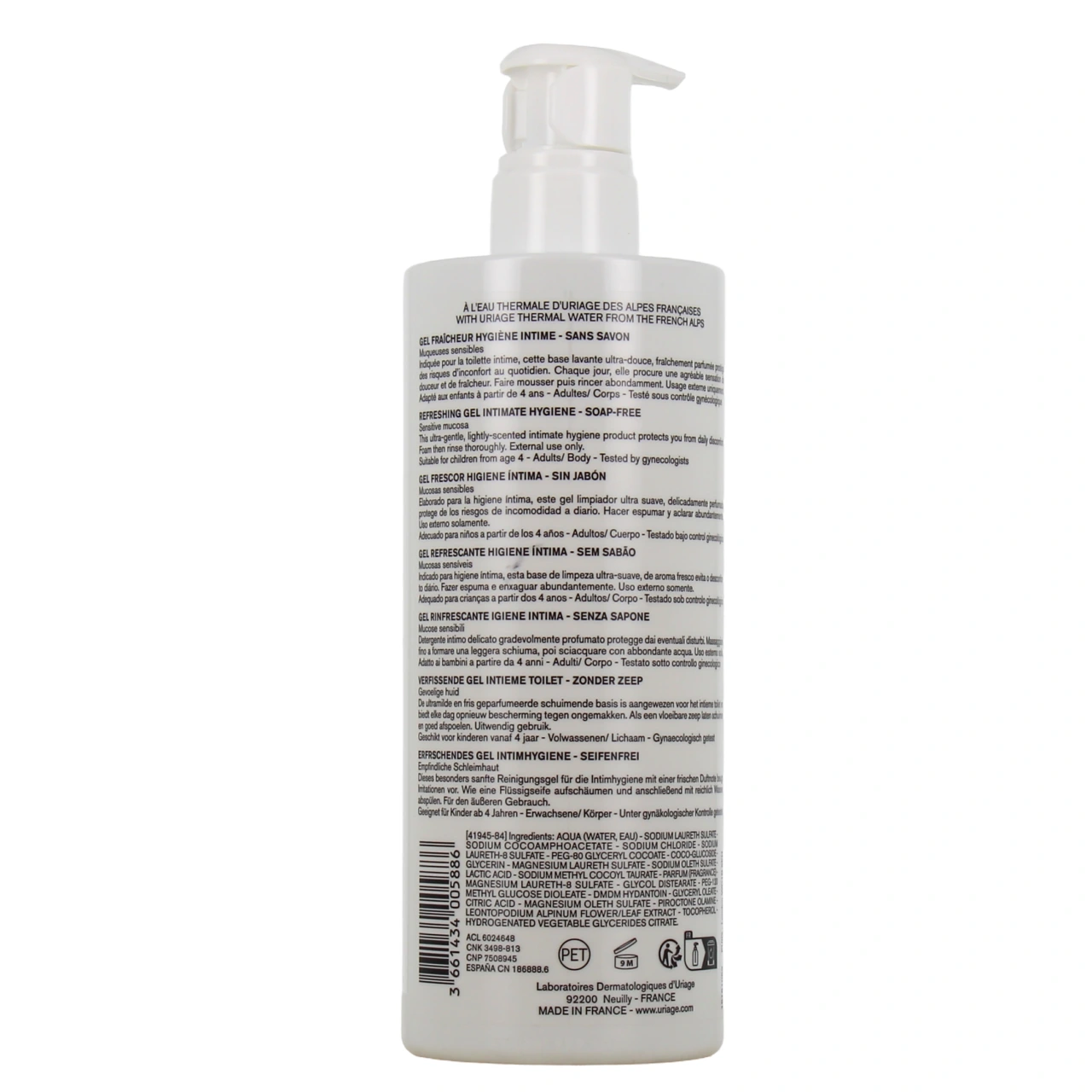 Uriage Gyn-Phy Gel Fraîcheur Hygiène Intime - Vue 6