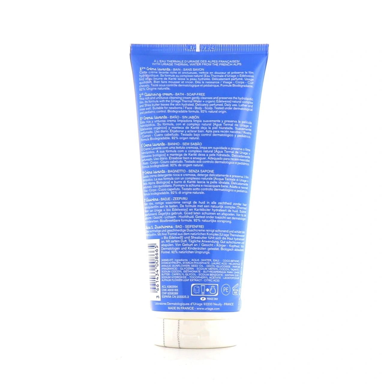 Uriage Bébé 1ere Crème Lavante - Vue 2