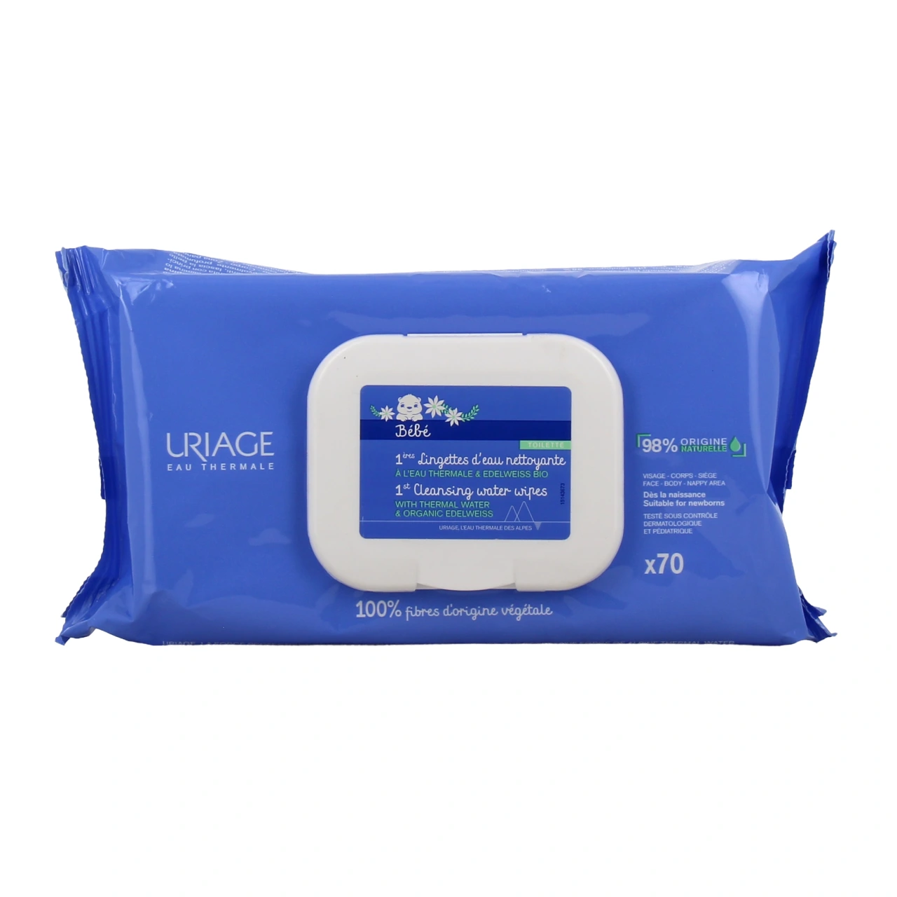 Uriage Bébé 1ères Lingettes Nettoyantes - Vue 2