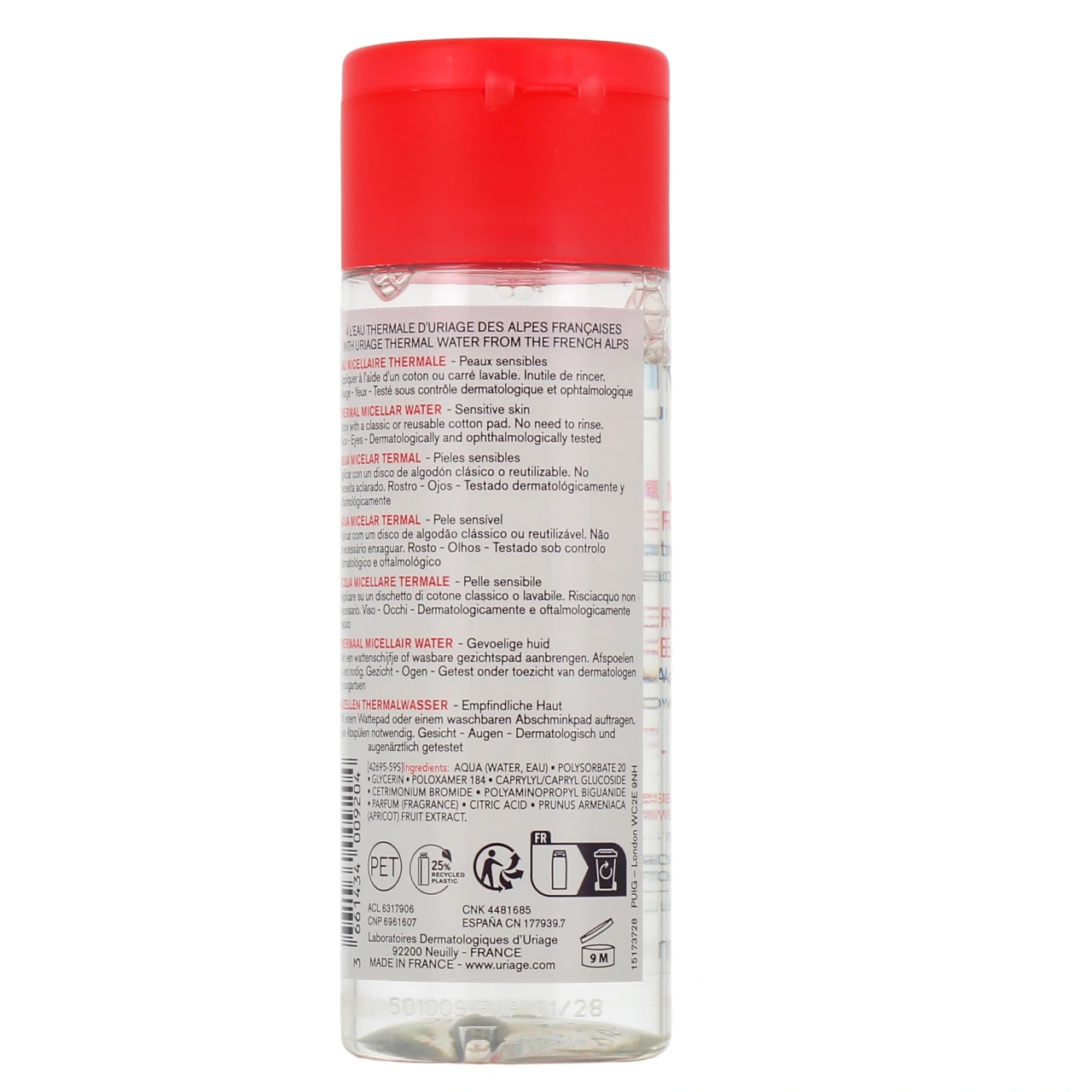 Uriage Eau Micellaire Thermale Peaux Sensibles - Vue 3