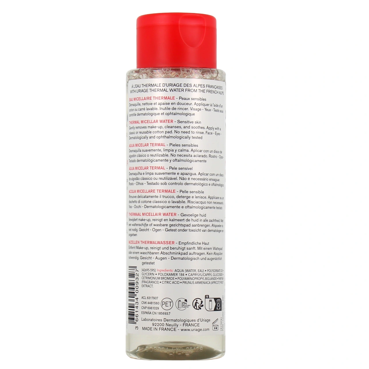 Uriage Eau Micellaire Thermale Peaux Sensibles - Vue 6