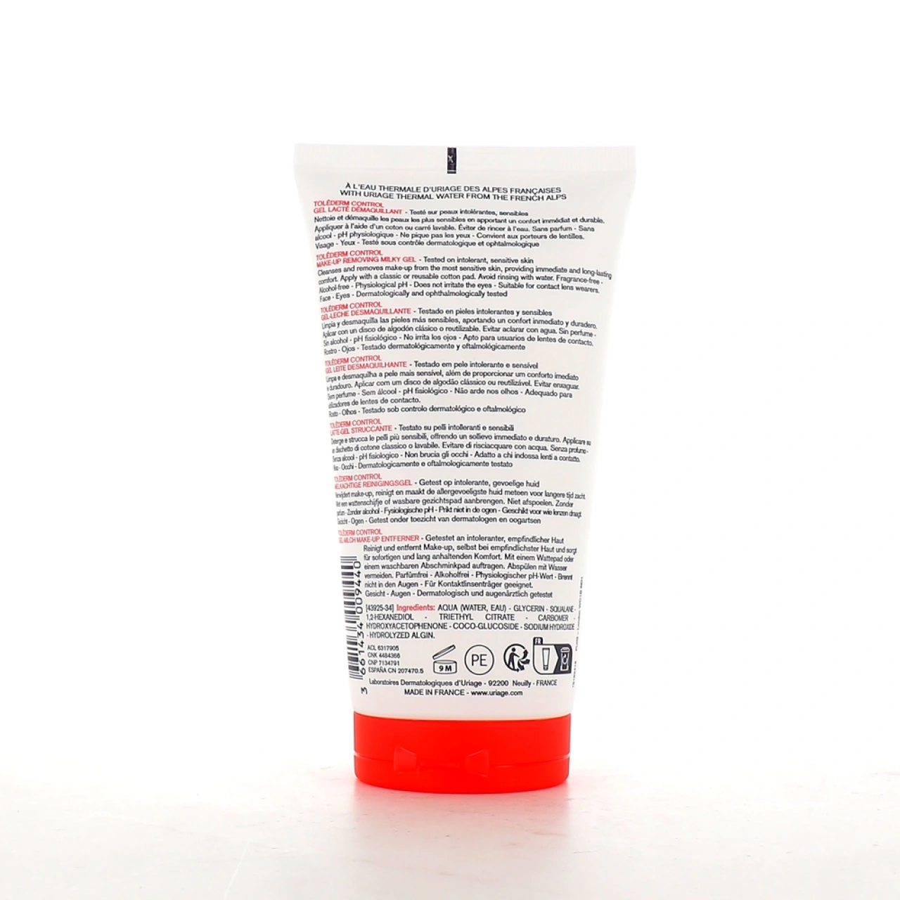 Uriage Toléderm Control Gel Lacté Démaquillant - Vue 2