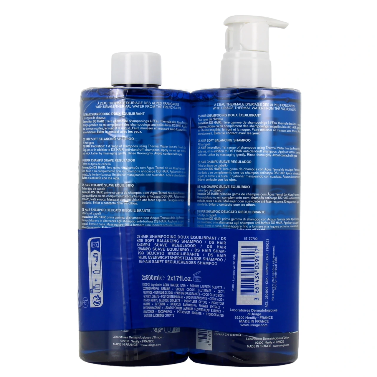 Uriage DS Hair Shampooing Doux Equilibrant - Vue 7