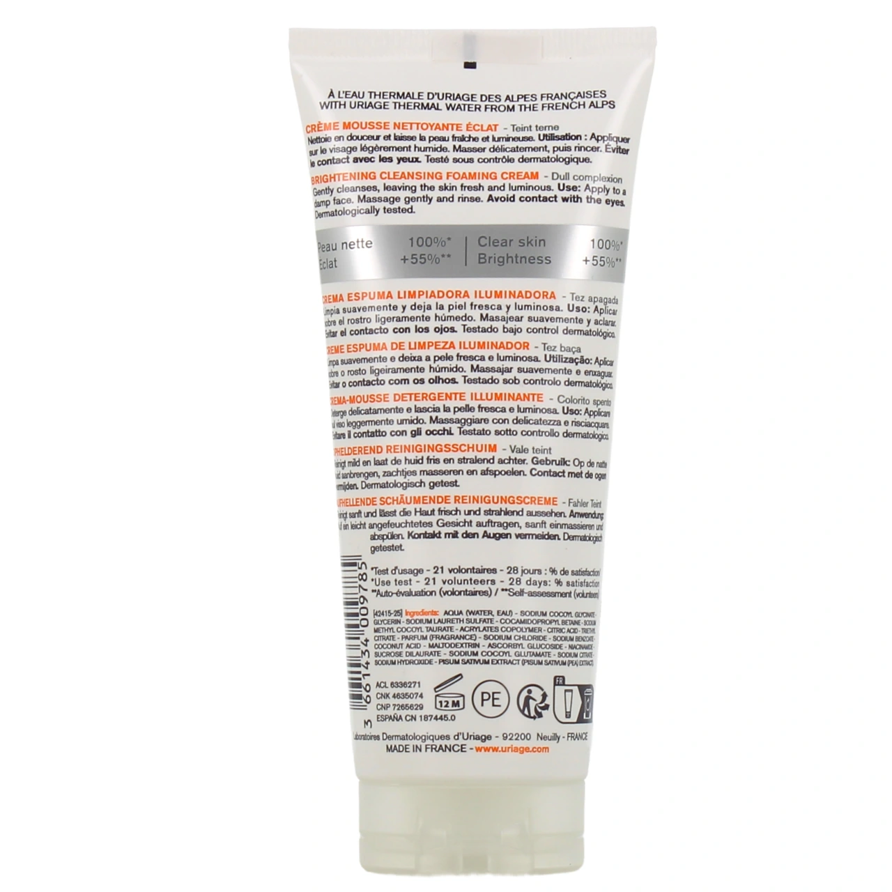 Uriage Dépiderm Crème Mousse Nettoyante Eclat - Vue 3