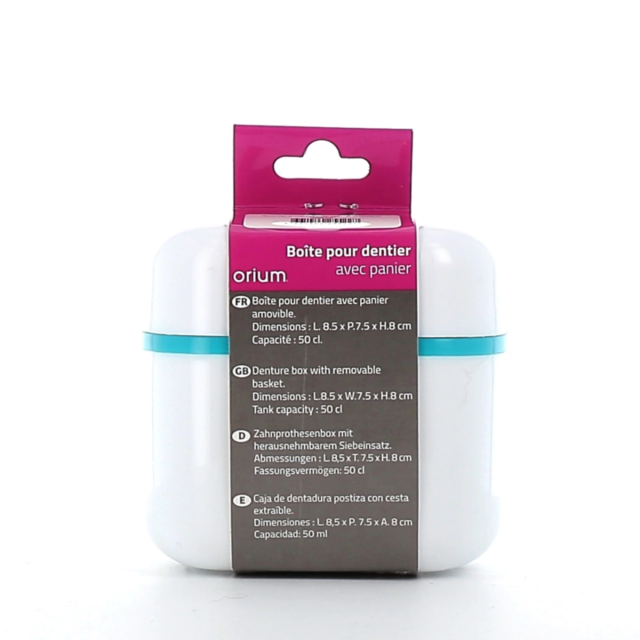Boite pour Dentier avec Panier - Vue 5