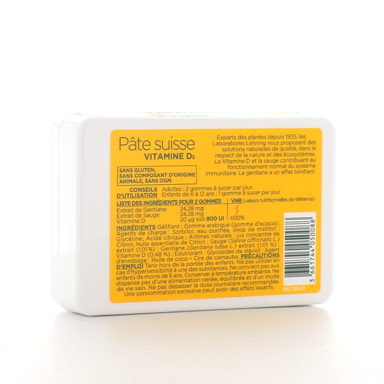 Lehning Pâte Suisse Vitamine D3 - Vue 5