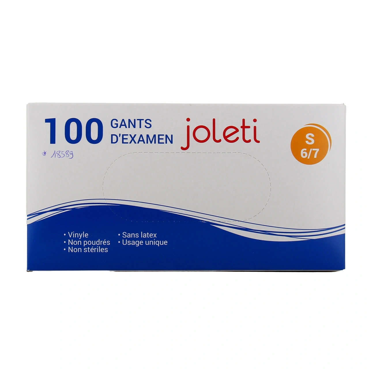 Gants d'Examen en Vinyle non poudrés Joleti - Vue 2