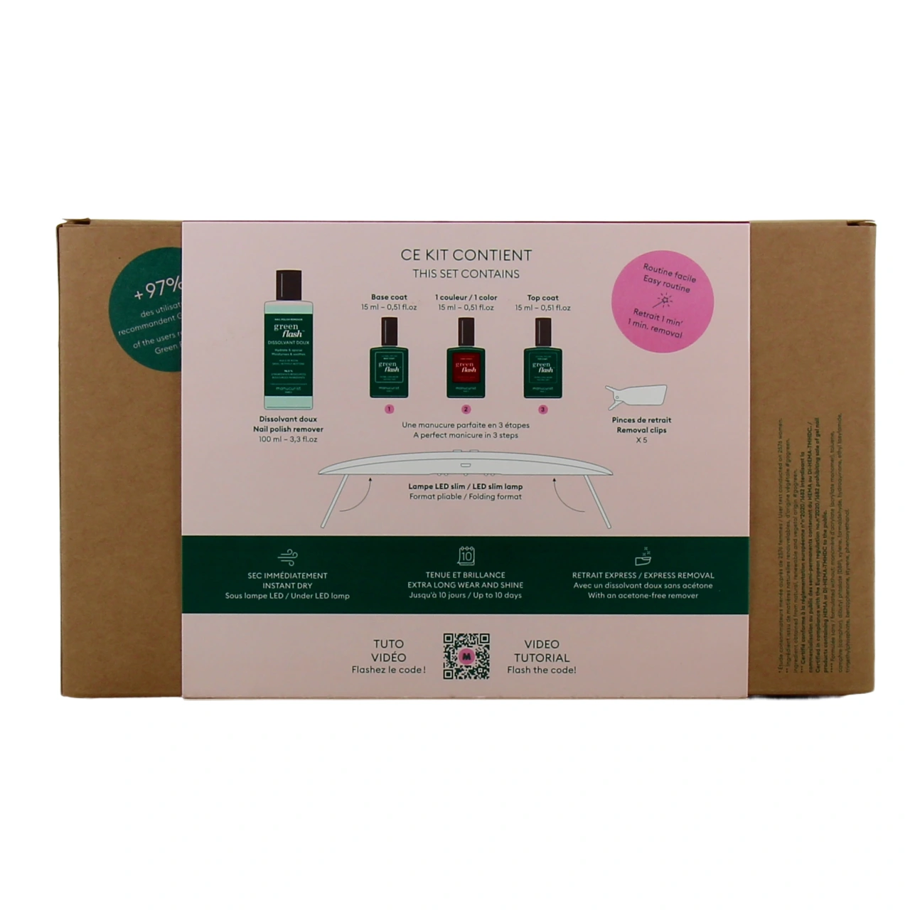Manucurist Green Flash Kit Vernis Semi-Permanent - Vue 6