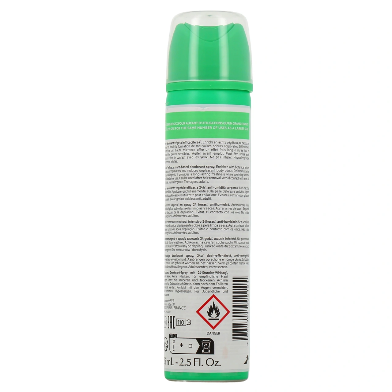 SVR Spirial Spray Végétal Déodorant Anti-Humidité 48h - Vue 3