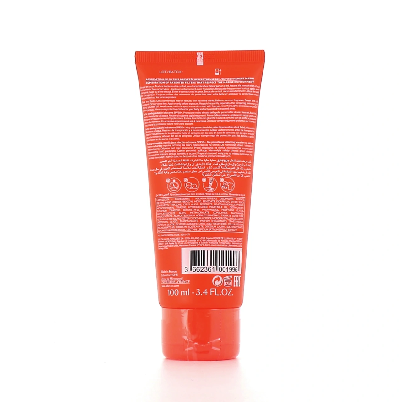 SVR Sun Secure Lait Solaire Hydratant SPF 50+ - Vue 2