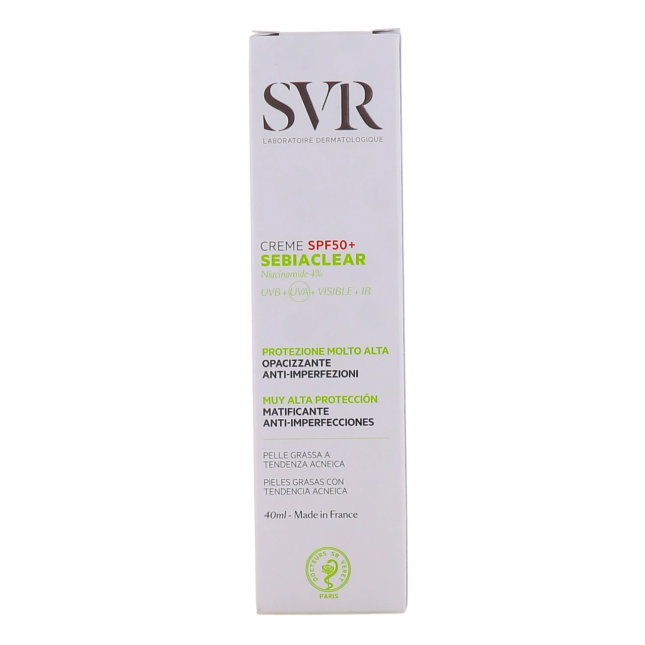 SVR Sebiaclear Crème Matifiante Anti-Imperfections SPF 50+ - Vue 3