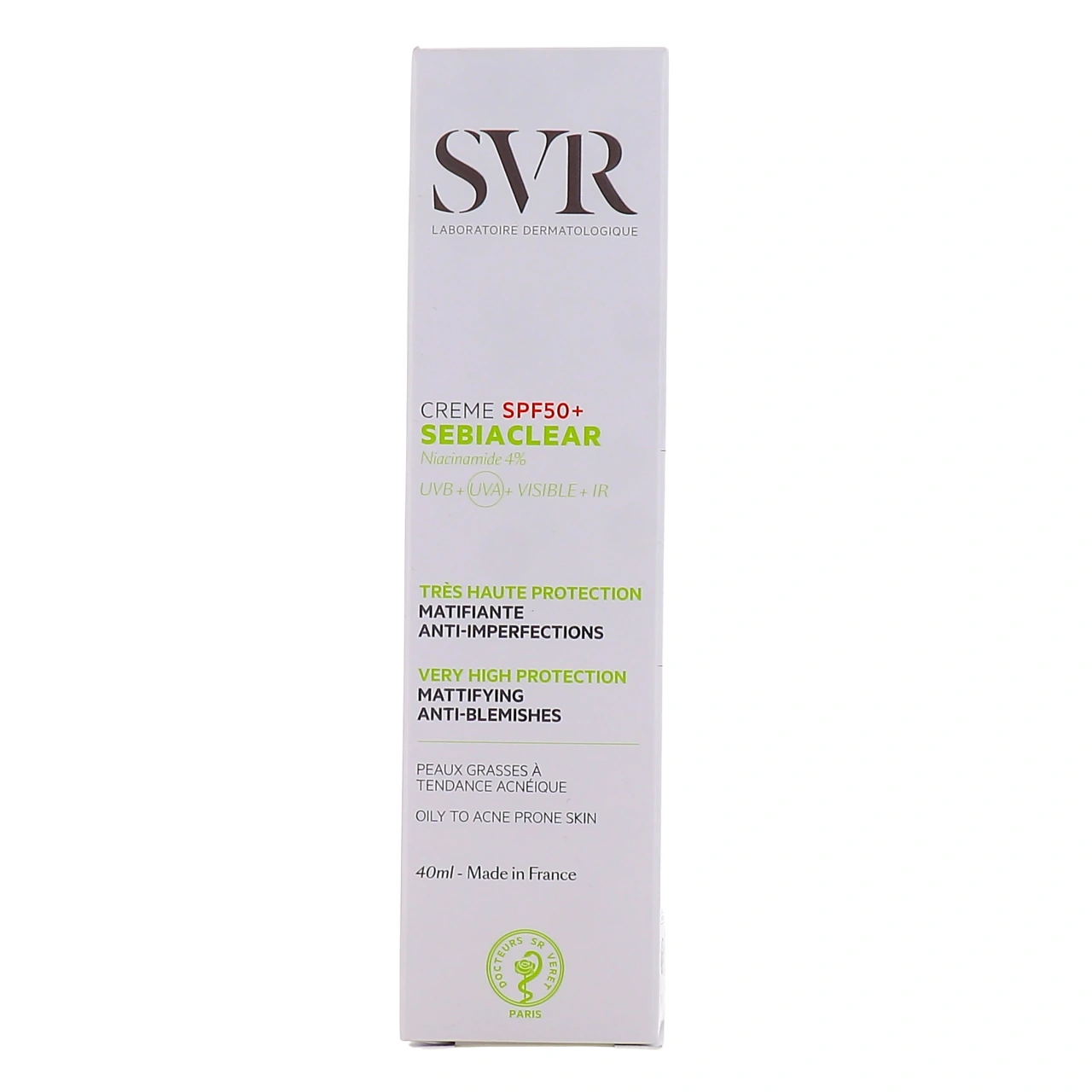 SVR Sebiaclear Crème Matifiante Anti-Imperfections SPF 50+ - Vue 2