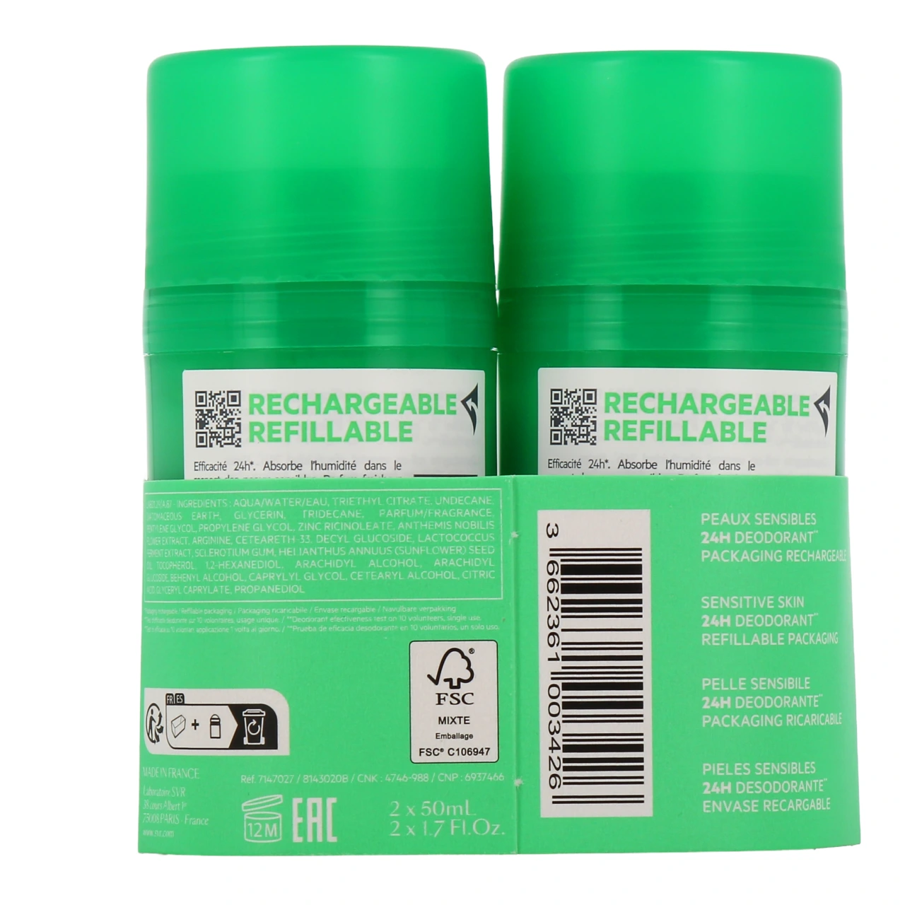 SVR Spirial Végétal Déodorant 24h Roll-On - Vue 9