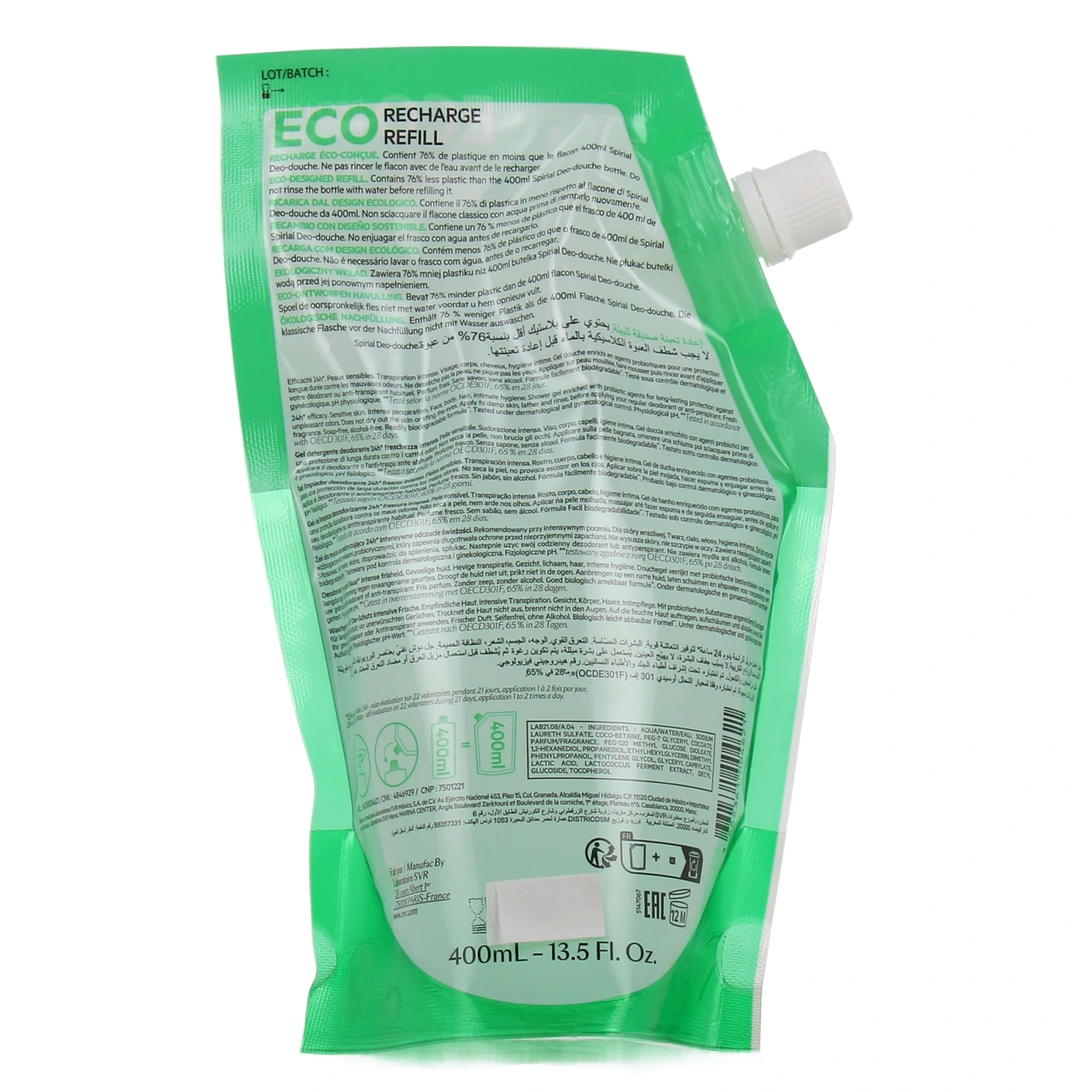 SVR Spirial Déo douche Gel lavant déodorant - Vue 11