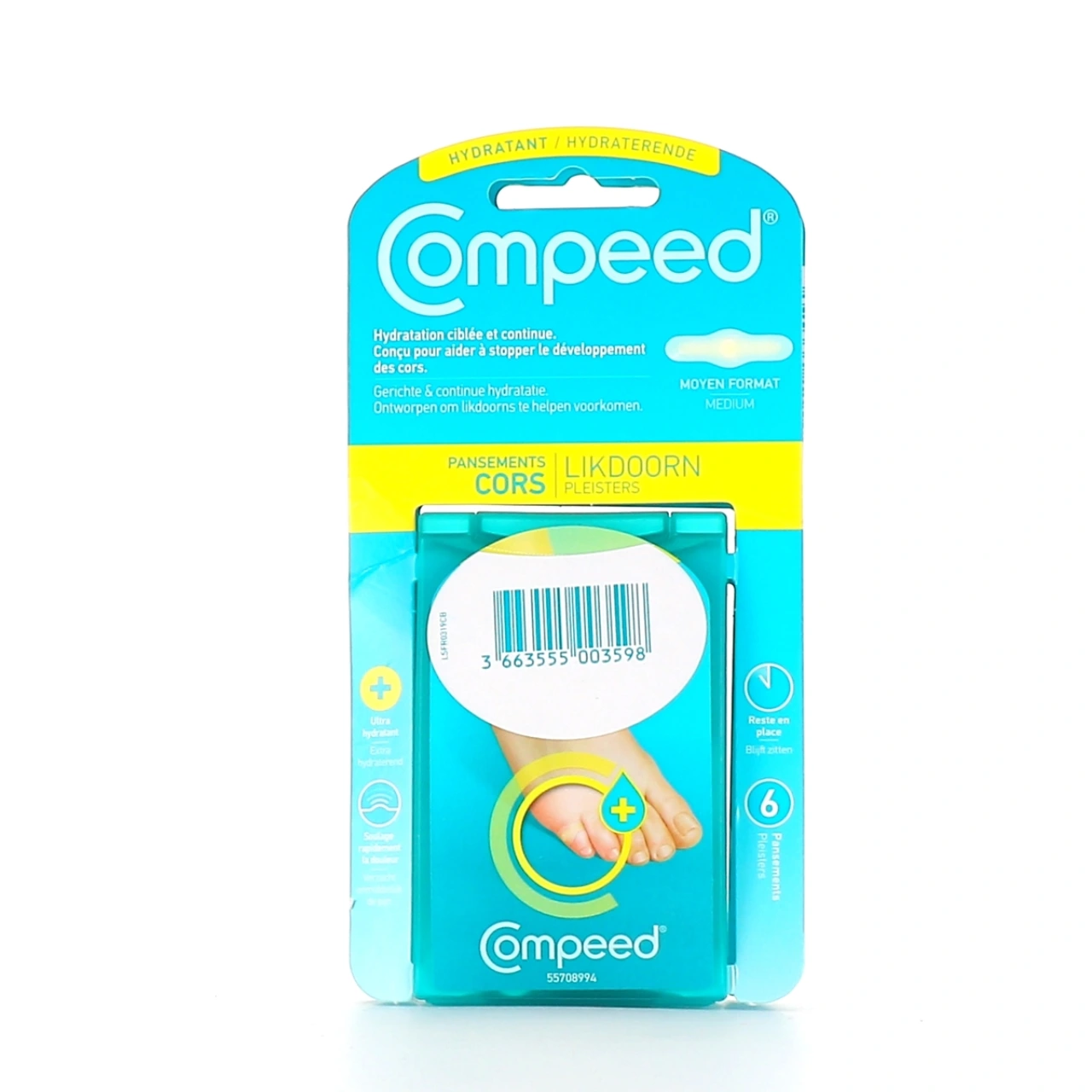 Compeed Pansements Cors Hydratants - Vue 3