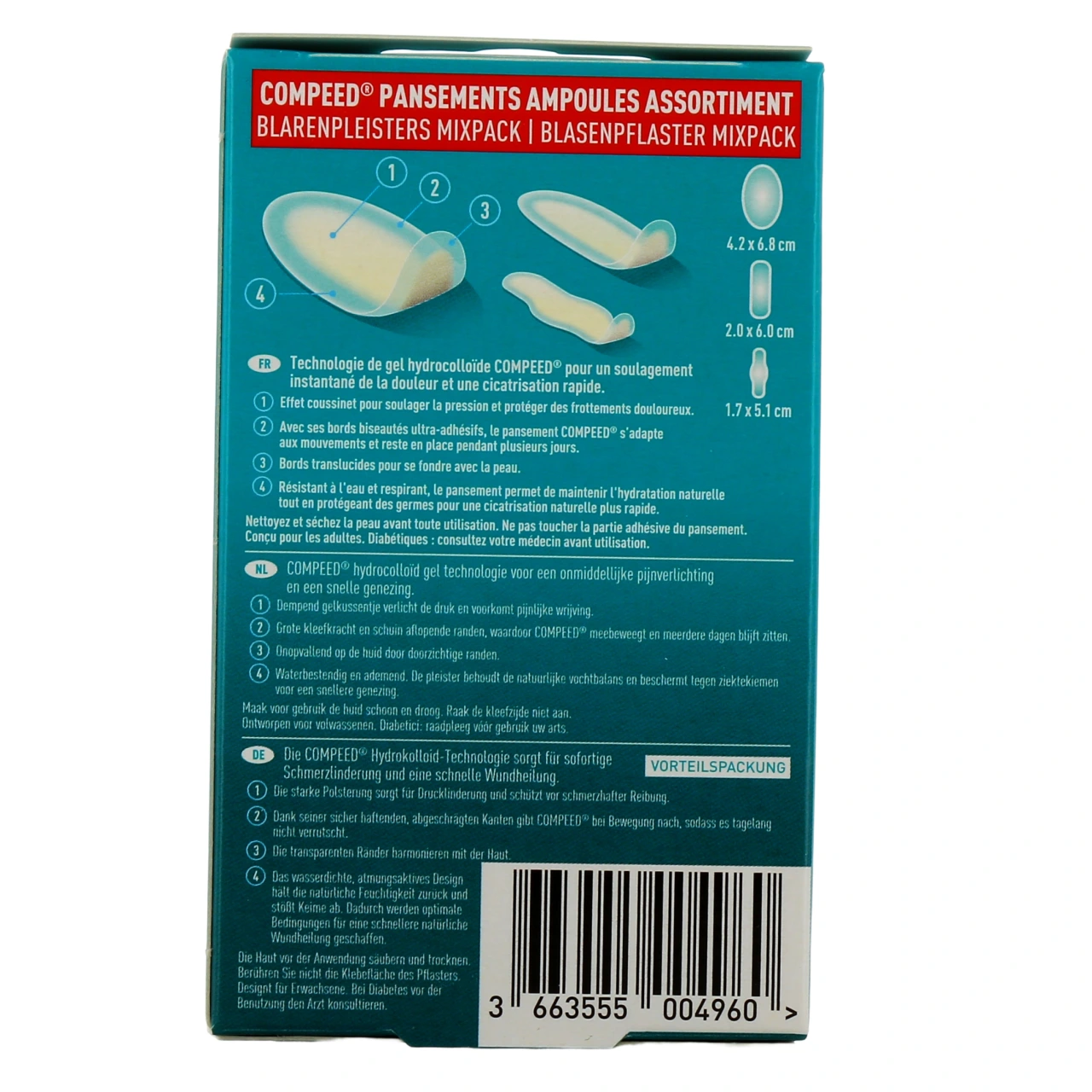 Compeed Pansements Ampoules Assortiment - Vue 3