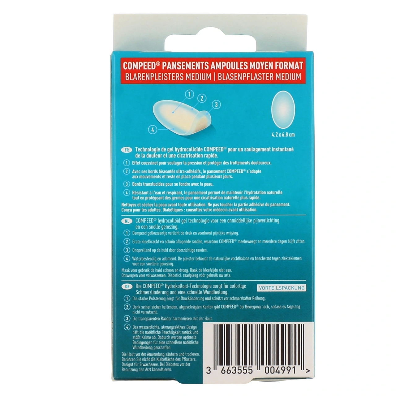 Compeed Ampoules Moyen Format - Vue 2