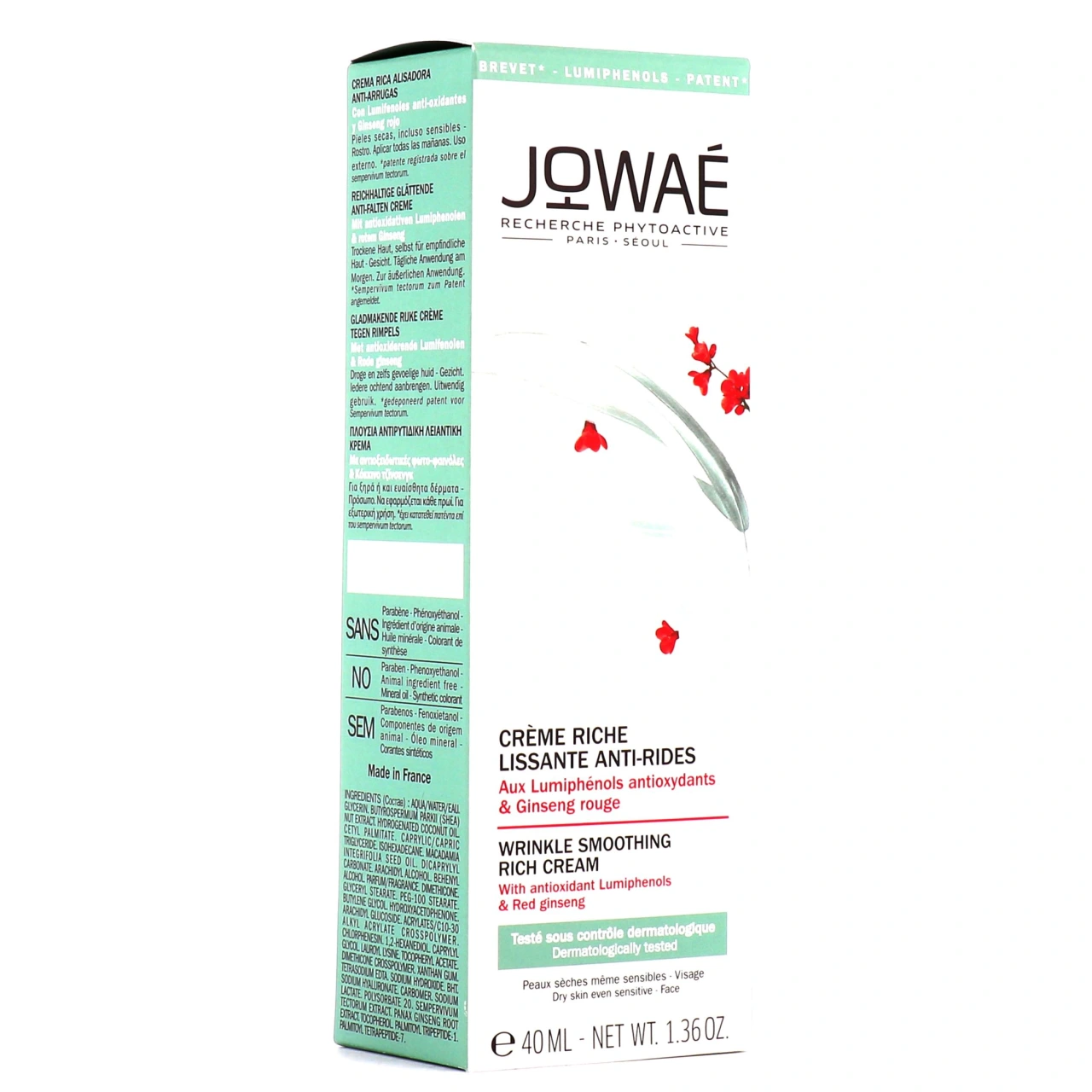 Jowaé Crème Riche Lissante Anti-rides - Jowaé
