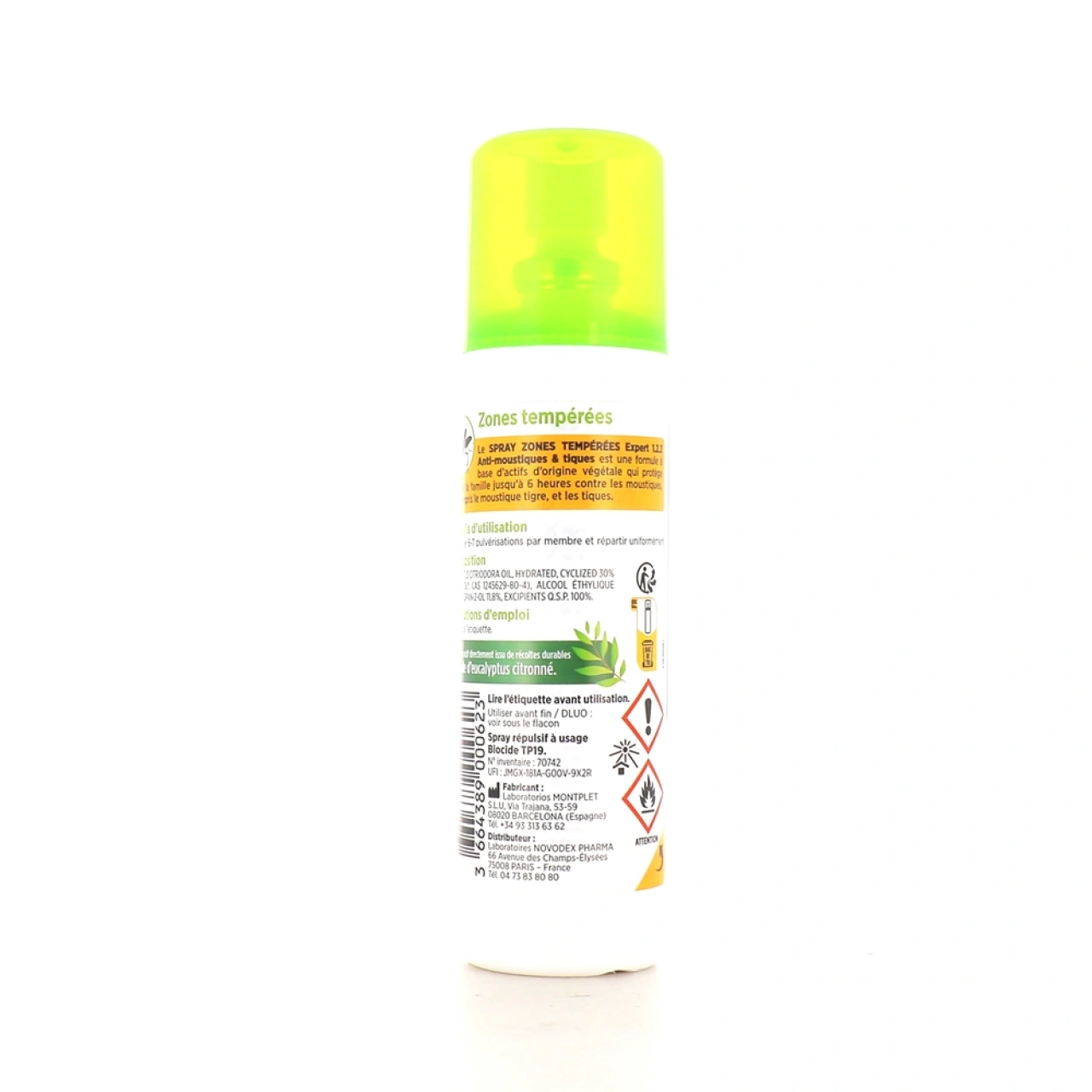Expert 123 Anti-Moustiques et Tiques Spray - Vue 2
