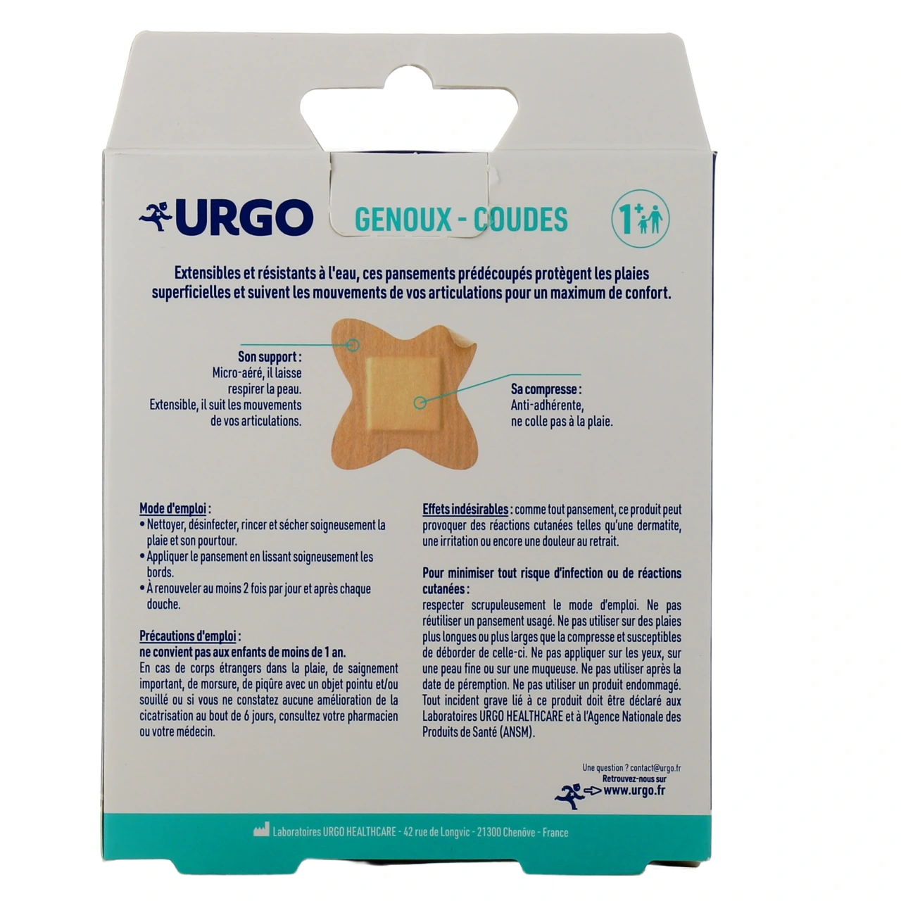 Urgo Pansements Genoux et Coudes - Vue 3