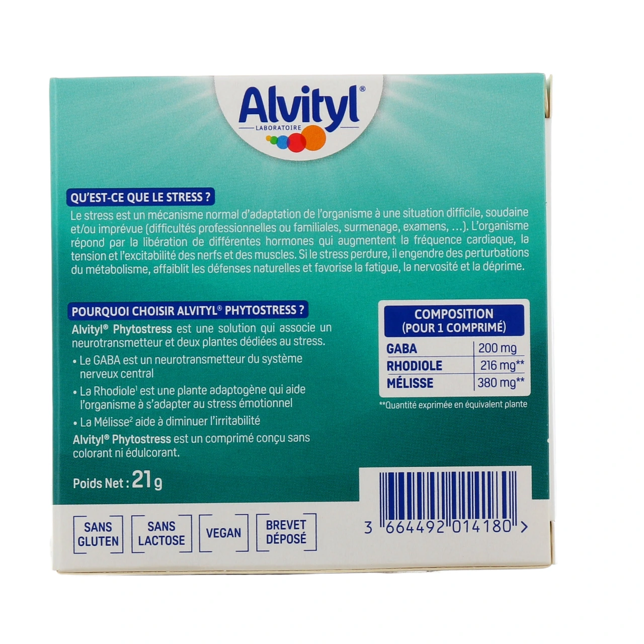 Alvityl Phytostress GABA - Vue 6