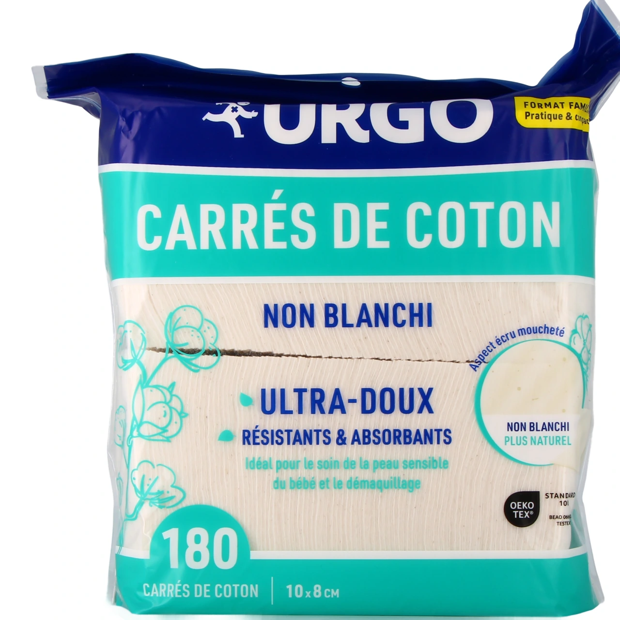 Urgo Carrés De Coton Non Blanchi - Vue 3