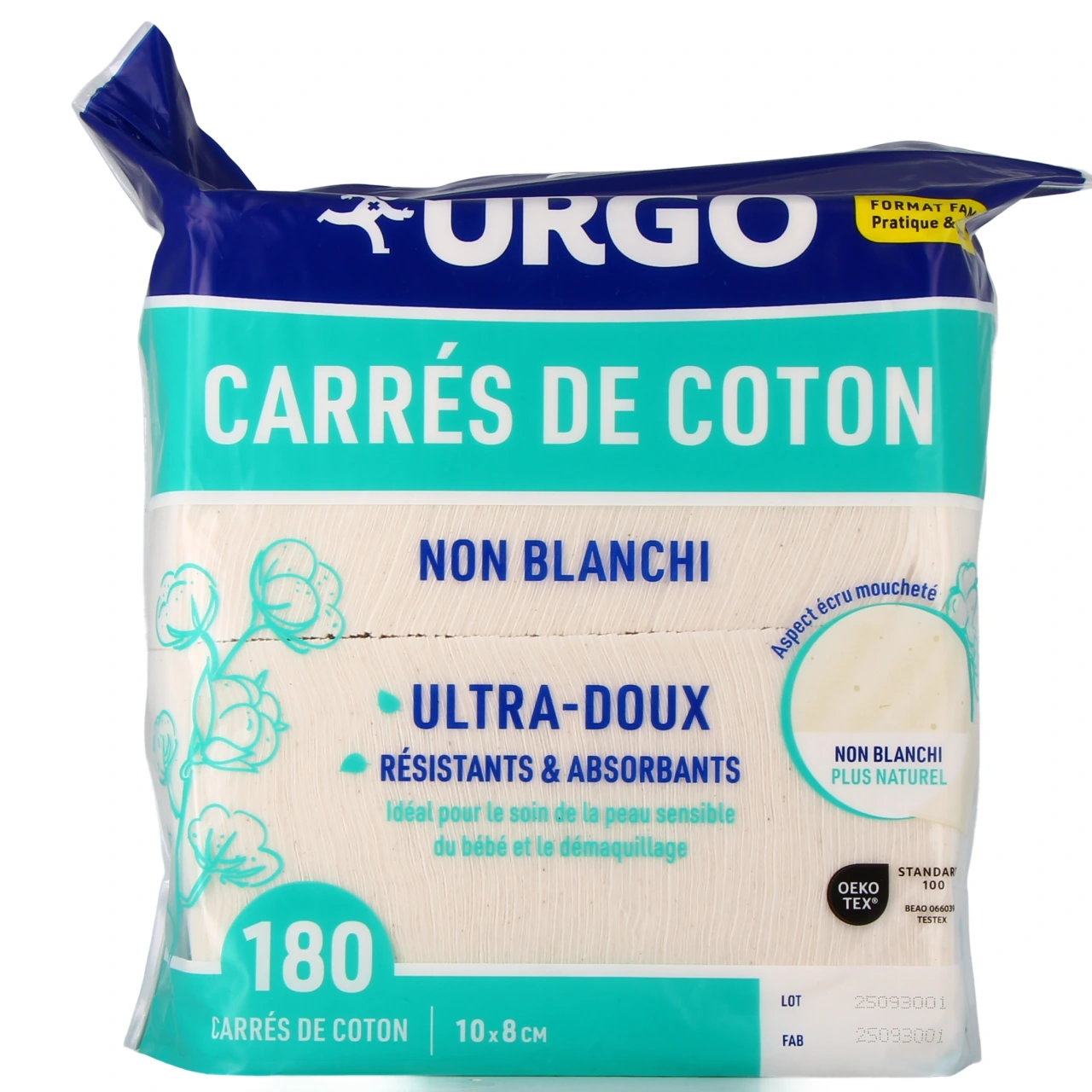 Urgo Carrés De Coton Non Blanchi - Vue 2
