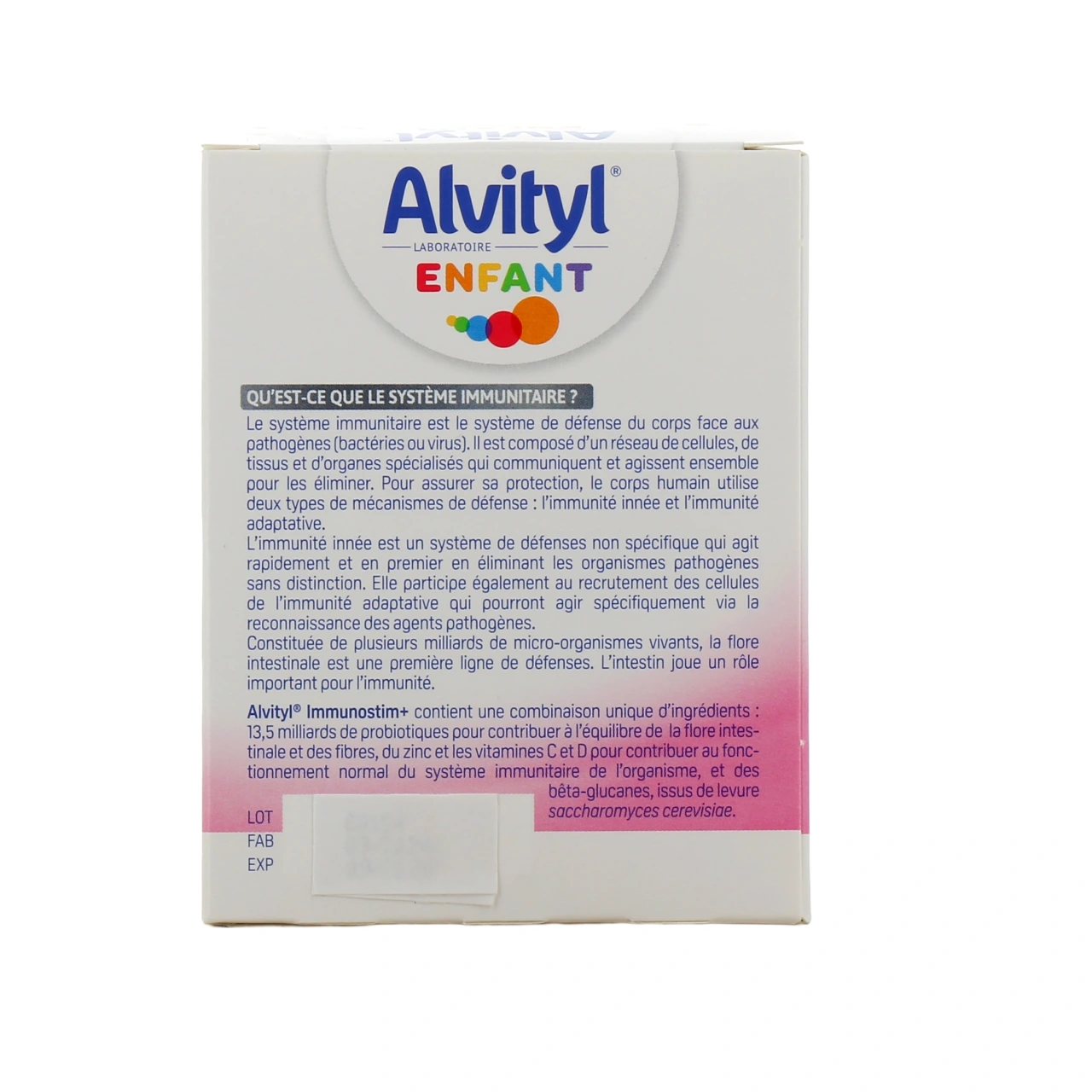 Alvityl ImmunoStim+ Probiotiques - Vue 10