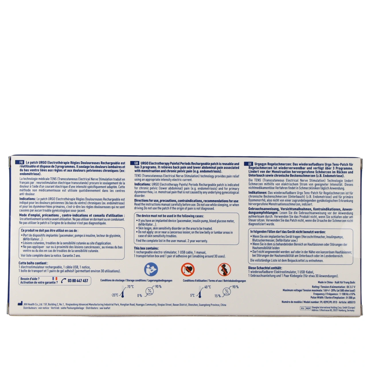 Urgo Patch Electrothérapie règles douloureuses rechargeable - URGOGYN - Vue 3
