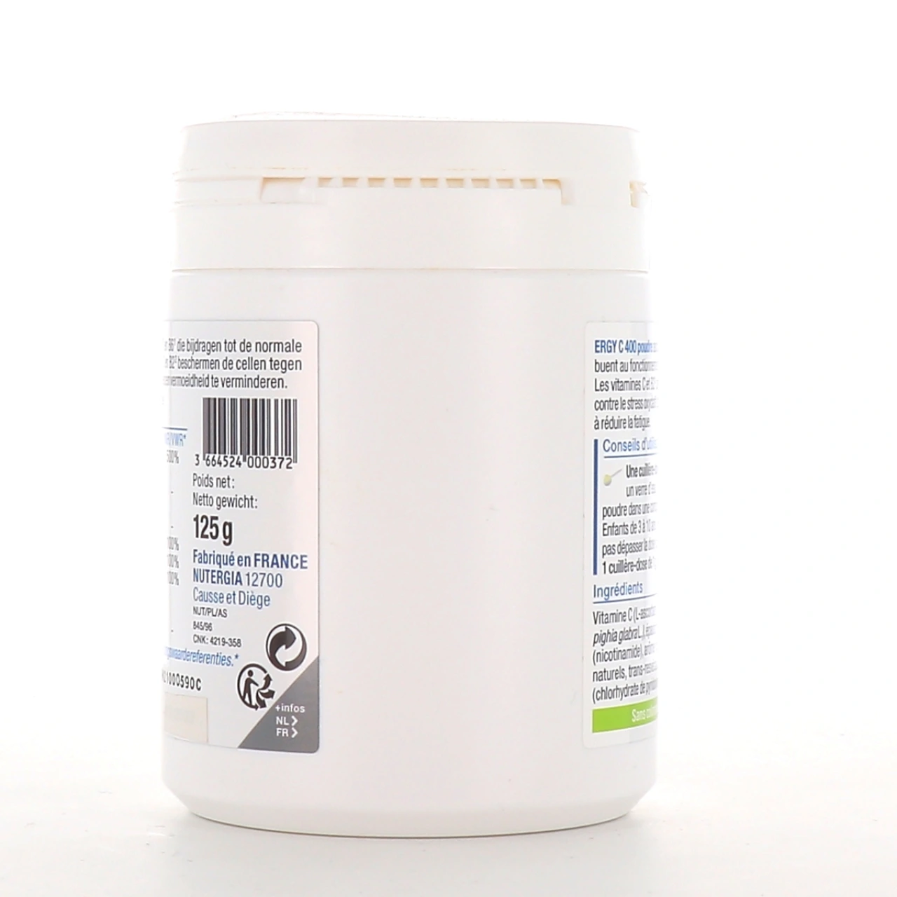 Nutergia Ergy C 400 poudre 125 doses - Vue 2